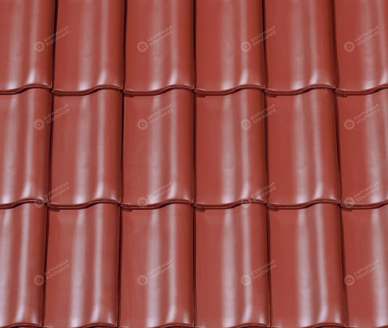 Керамическая черепица Harmonie Weinrot Nuance