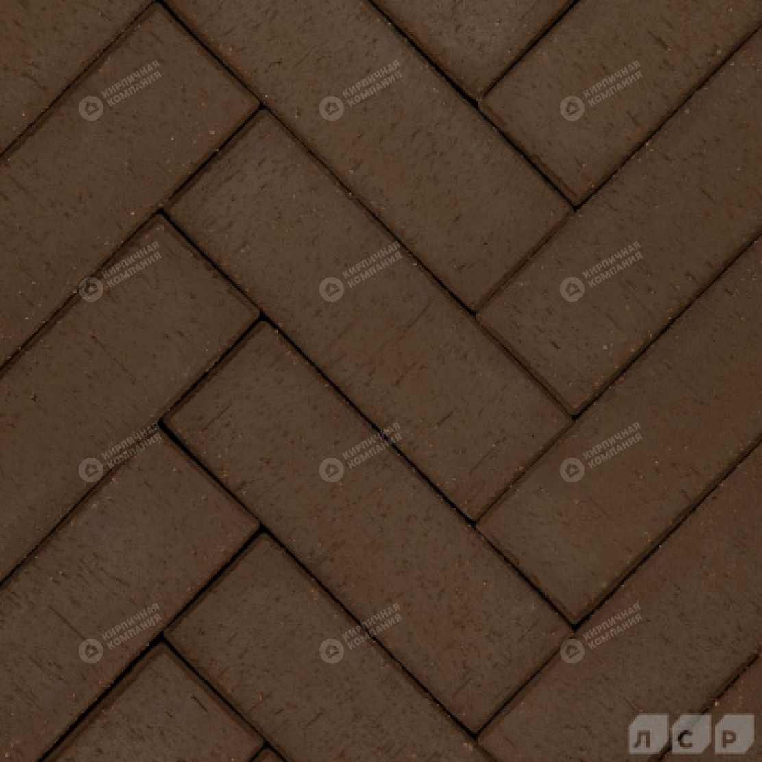 Клинкер тротуарный Коричневый Классик "Мюнхен" лонг