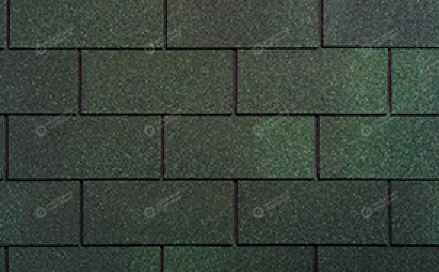 Гибкая черепица рядовая RUFLEX Tab Зеленый чай