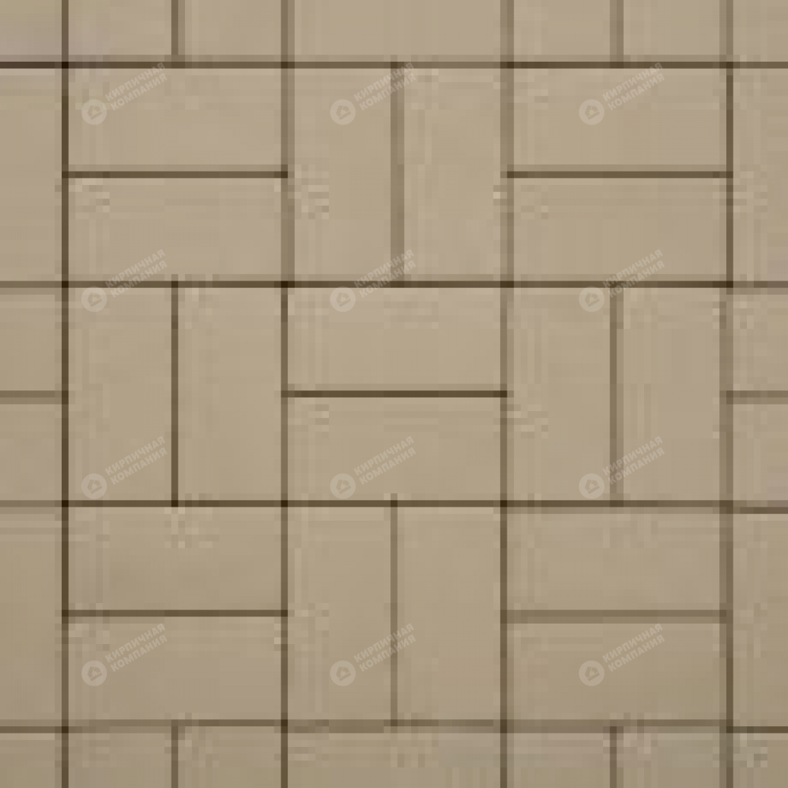 Тротуарная плитка ЛаЛиния 1К.6. белая гладкая