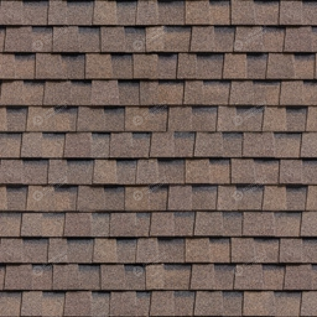 Гибкая черепица Шинглас серия Ранчо цвет Коричневый