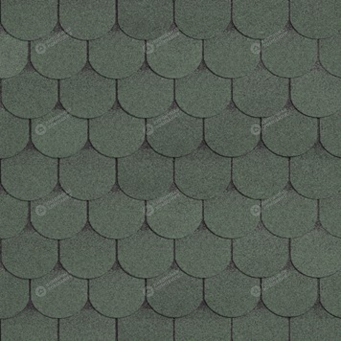 Гибкая черепица Шинглас серия Классик Танго цвет Зеленый