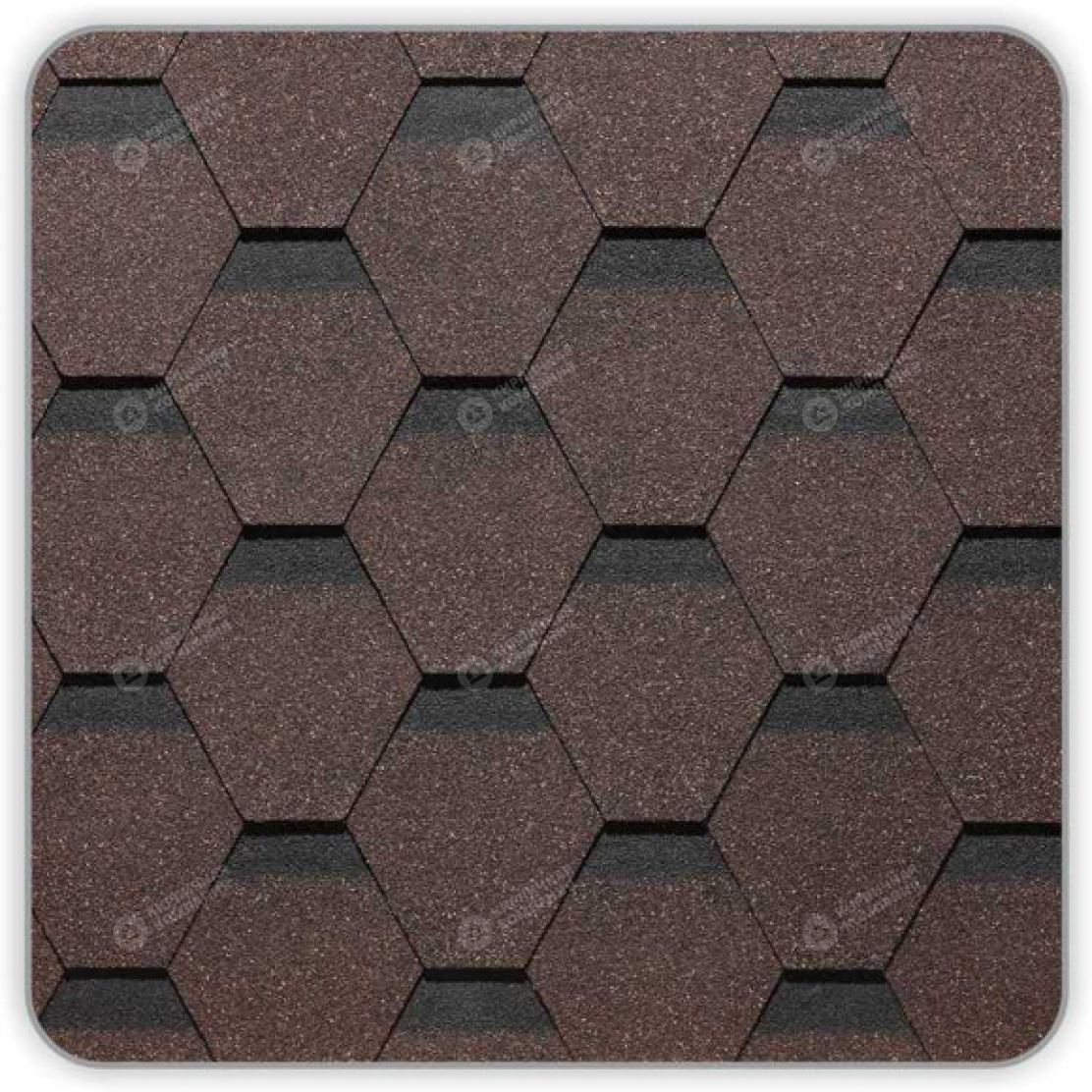 Гибкая черепица Docke Кельн цвет Шафран