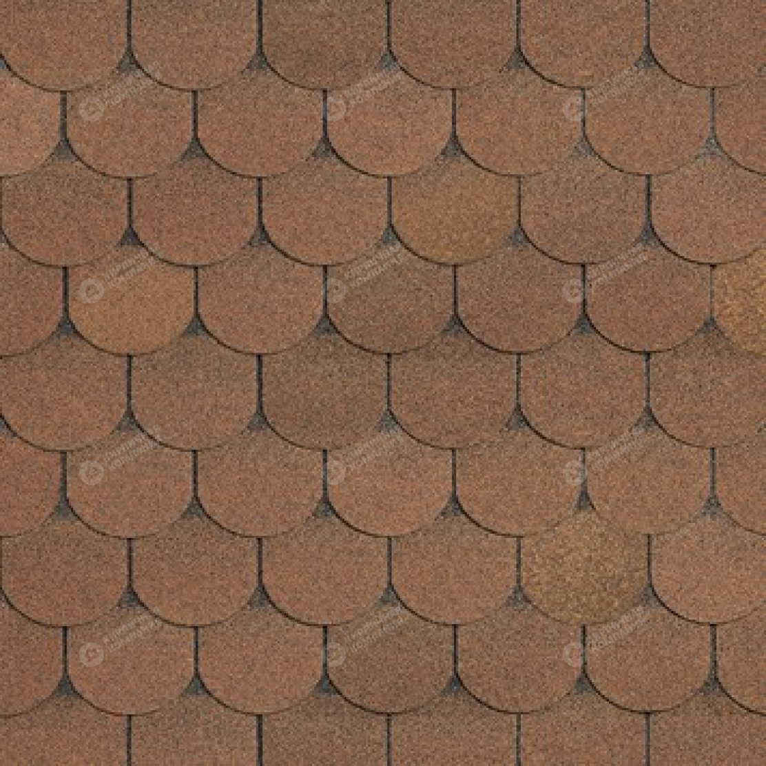 Гибкая черепица Шинглас серия Классик Танго цвет Осенний