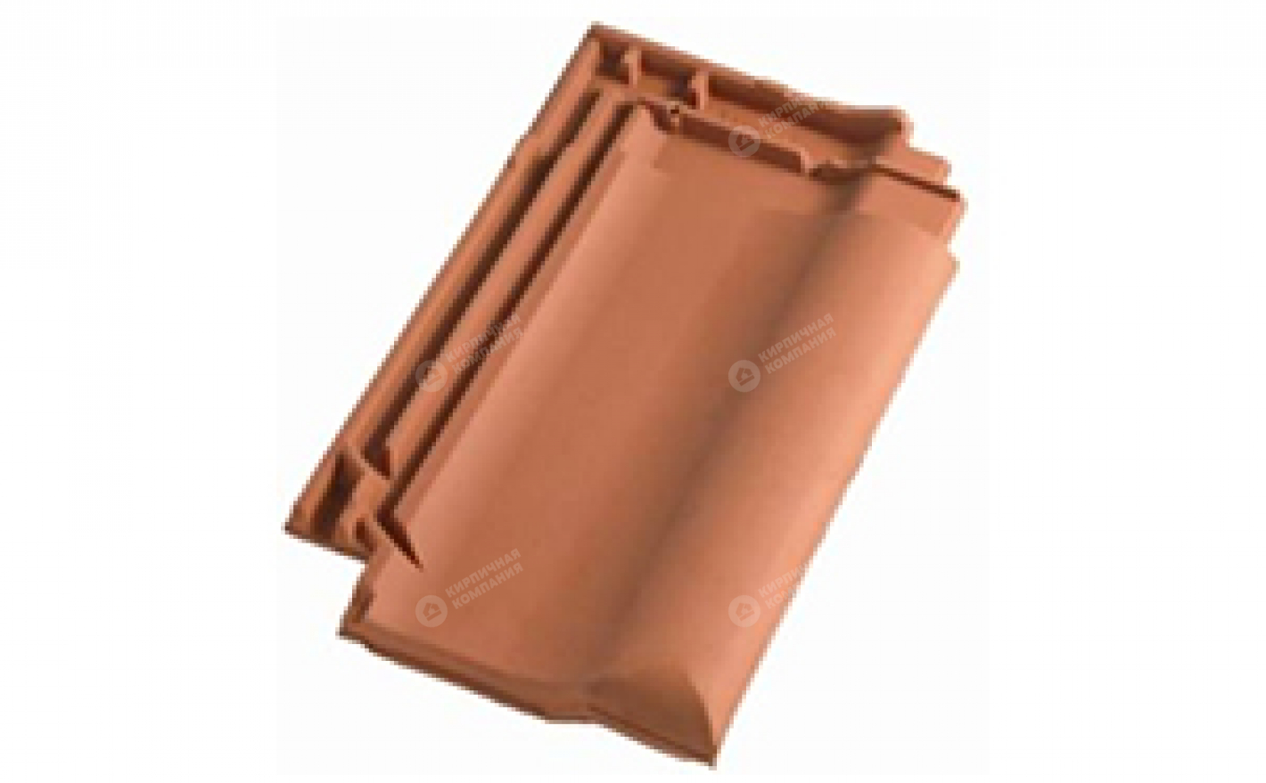 Керамическая черепица La Panne Натуральный красный