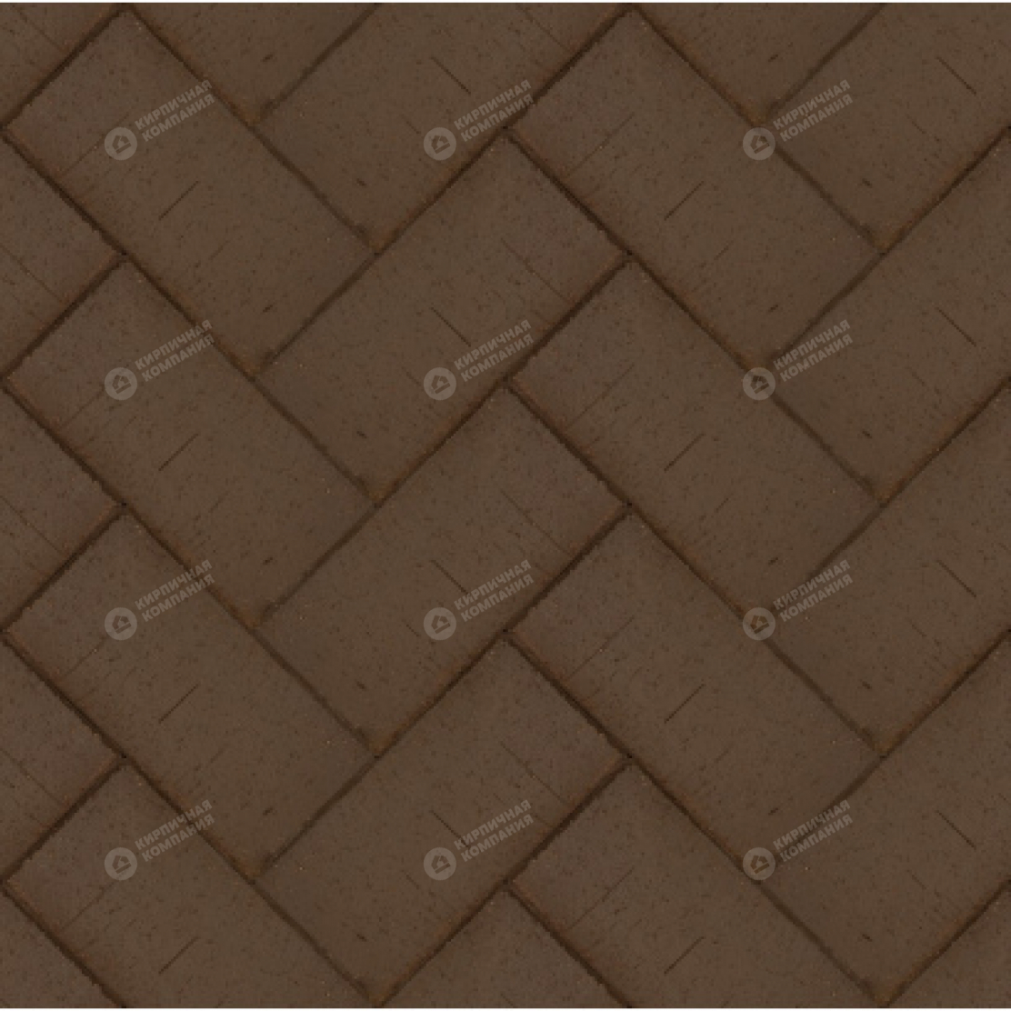 Клинкер тротуарный Коричневый Классик "Мюнхен"