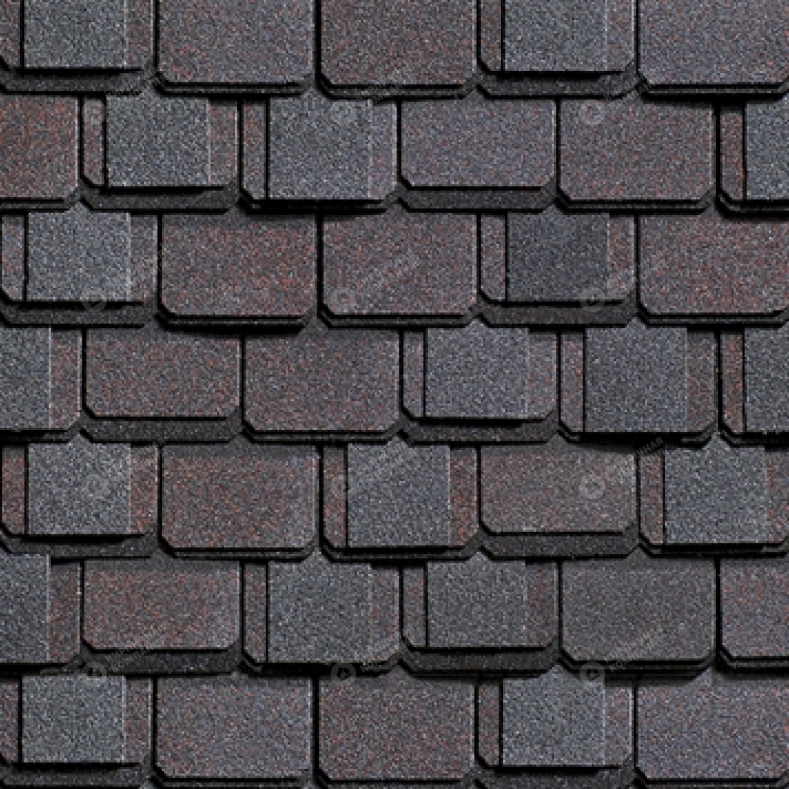 Гибкая черепица Шинглас серия Континент цвет Азия