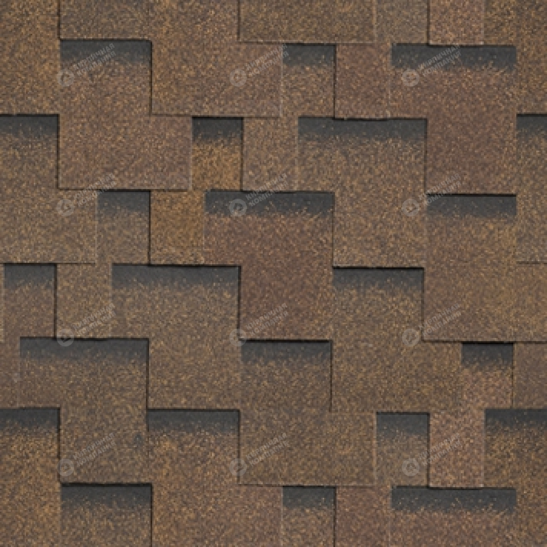 Гибкая черепица Шинглас серия Ультра Джайв цвет Коричневый