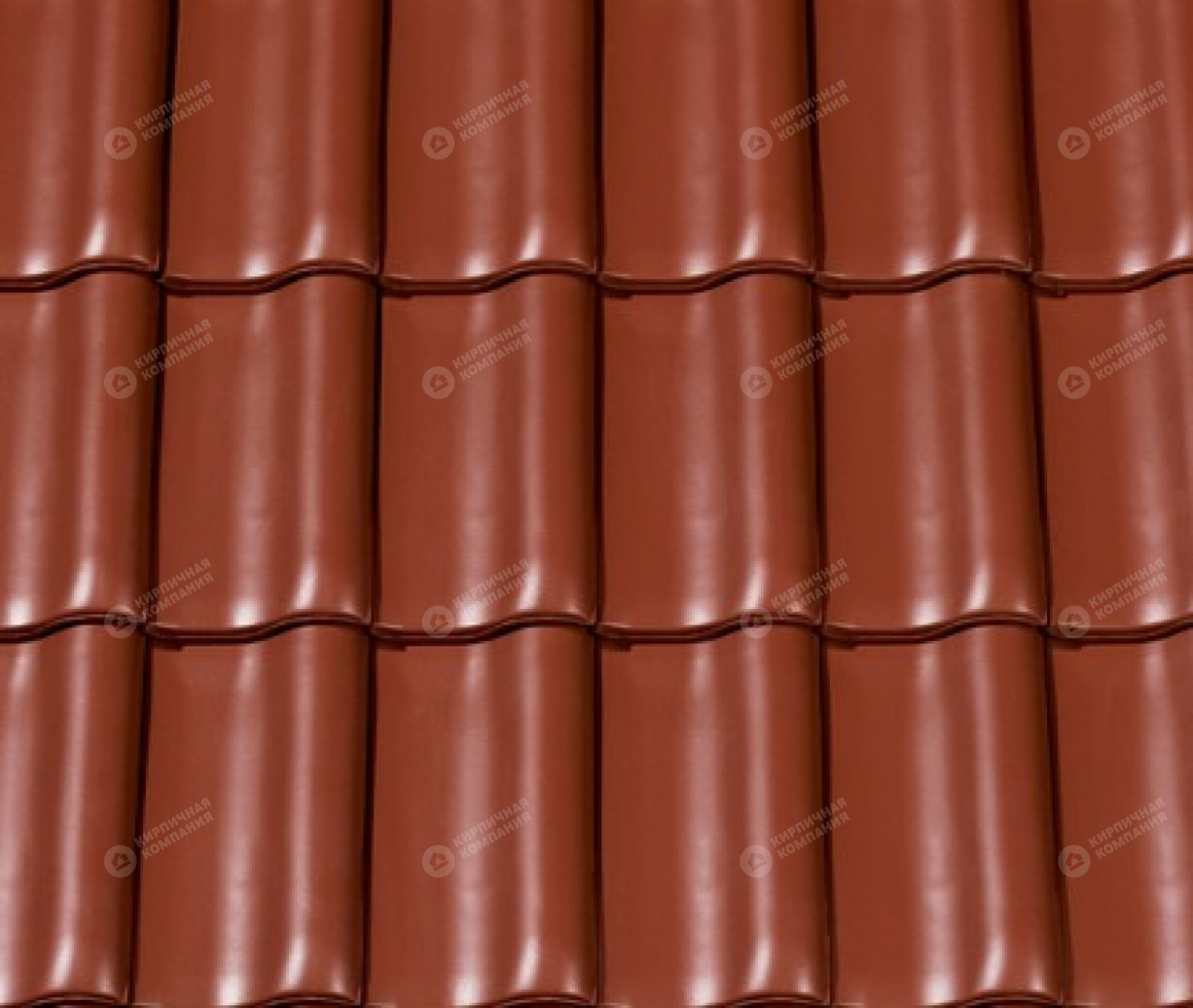 Керамическая черепица Harmonie Braun Glasiert